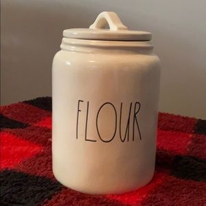 Rae Dunn flour canister